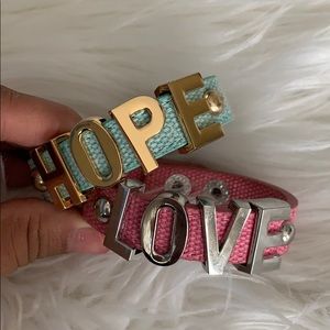 Bcbg Generation Hope & Love Affirmation Bracelets